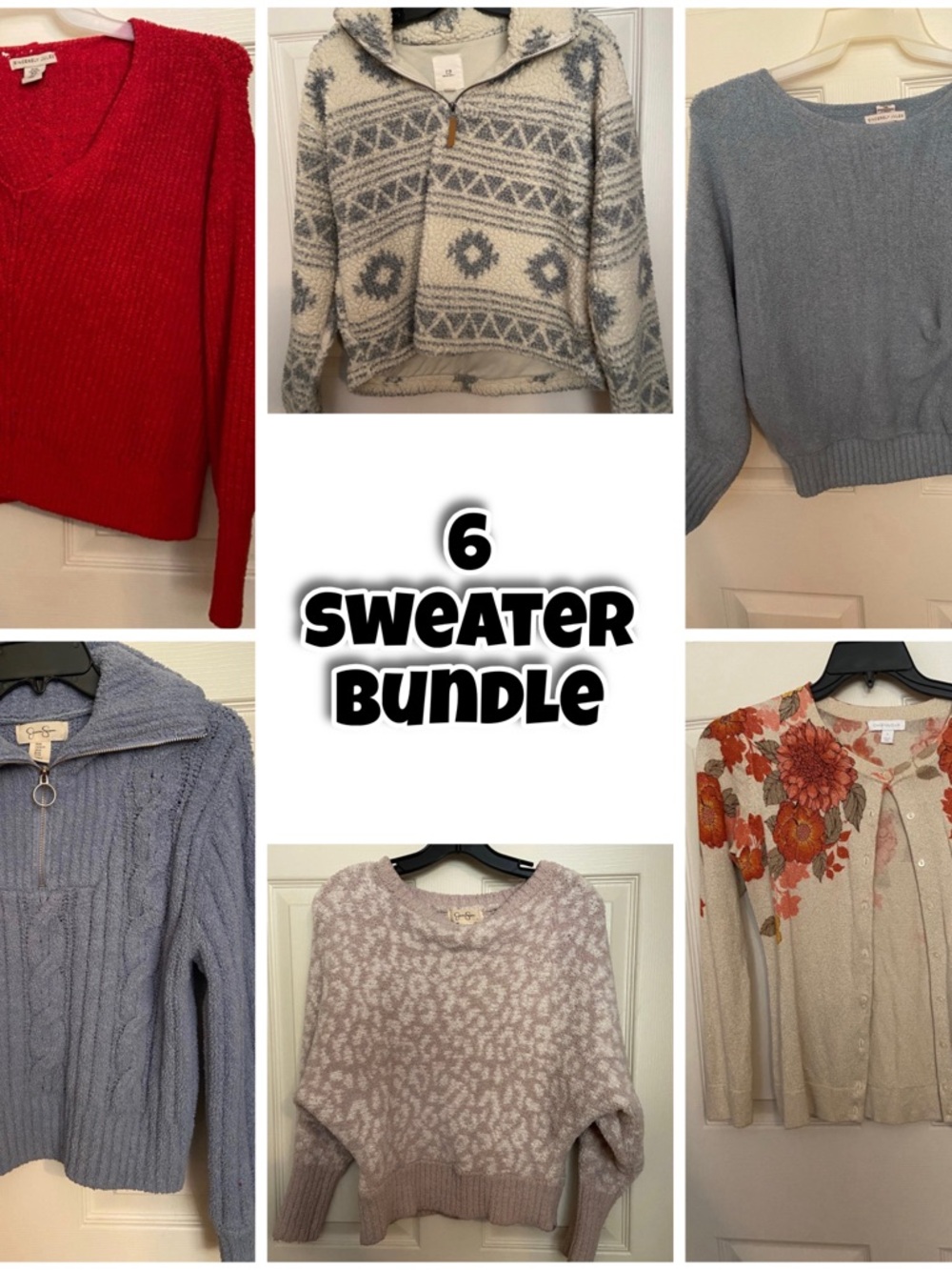 6 Small Sweater Bundle
